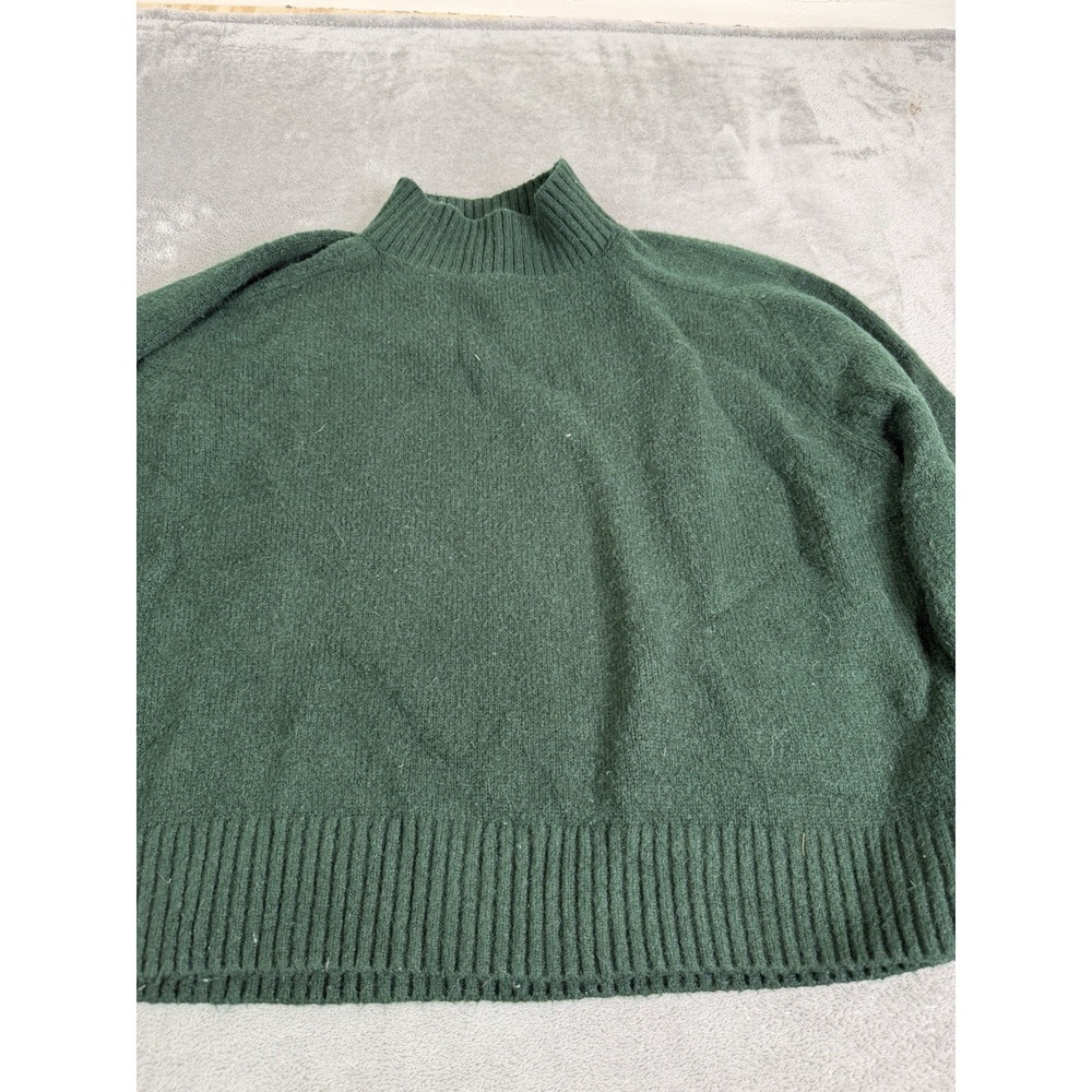 Abercrombie & Fitch Oversized Sweater Women's Size 2XL Green - Picture 4 of 10